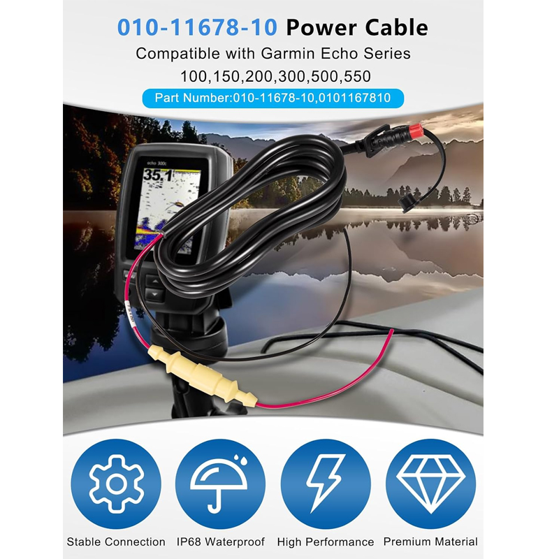 010-11678-10 Marine Power Cabl - đánh giá và giá Fish Finder Cable