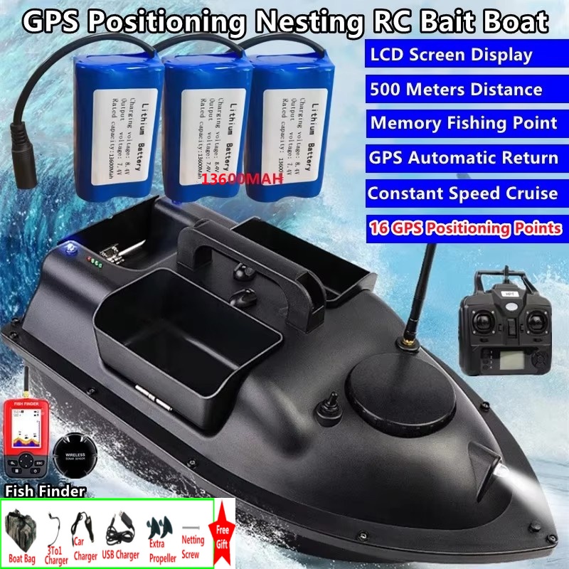 Sonar Finder 16 GPS Auto Retur - đánh giá và giá Fish Finder Cable