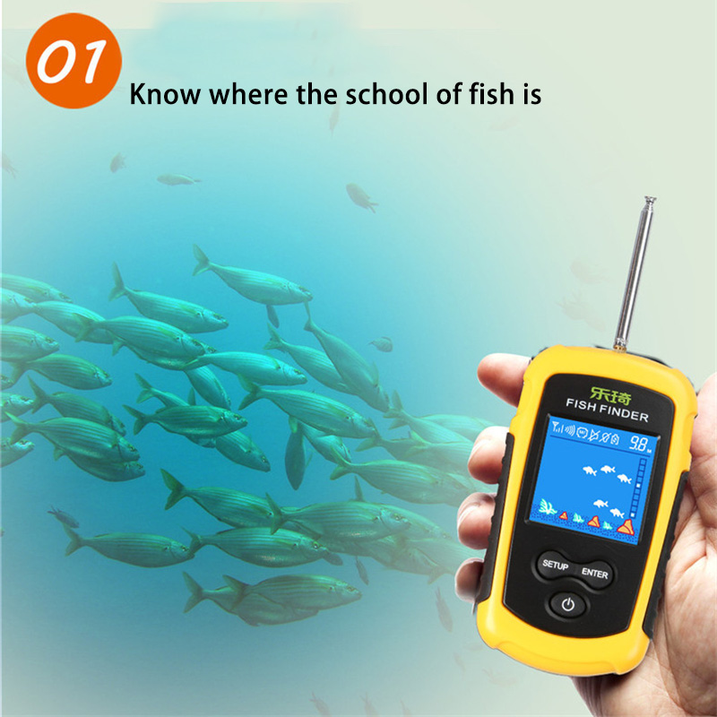 Wireless Sonar Fishing Detecto - đánh giá và giá Fishing Depth Finder